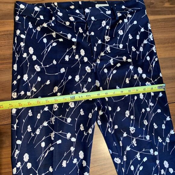 Pant, Club Monaco, pull on, straight leg, regular rise, sz 10, EUC, navy/white - Picture 7 of 16